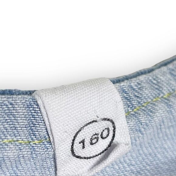 Shein Peter Panel Button Front Denim Chambray Dress 100% Cotton Girls Size 12 - Picture 8 of 16